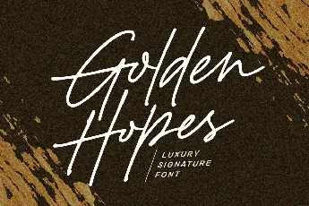 Golden Hopes font