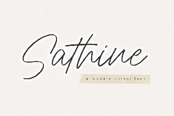 Sathine font