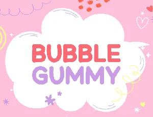 Bubble Gummy font