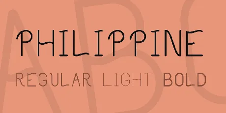 Philippine font