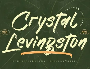 Crystal Levingston font