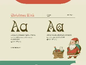 Christmas Blink font