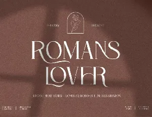 Roman Lover font