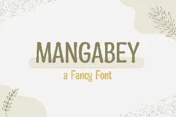 Mangabey font