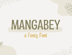 Mangabey font
