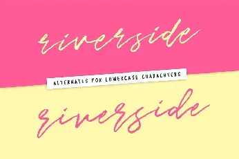 Riverside Avenue Script font