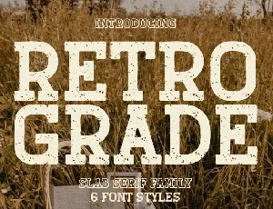 Retro Grade font