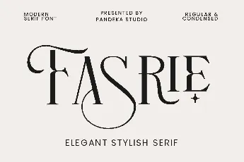 Fasrie DEMO font