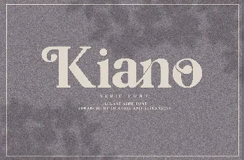 Kiano font