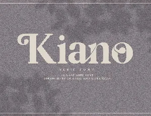 Kiano font