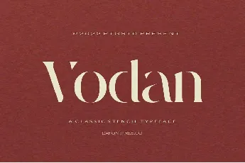 Vodan font