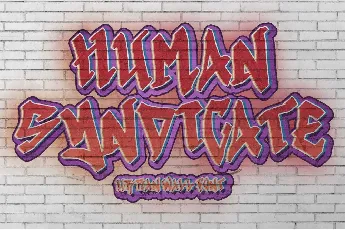 Human Syndicate - 1 font