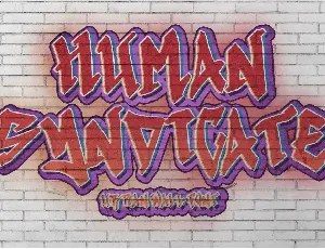 Human Syndicate - 1 font
