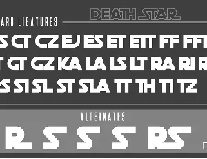 Death Star font