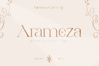 Arameza font