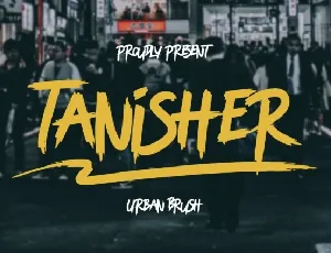 Tanisher font