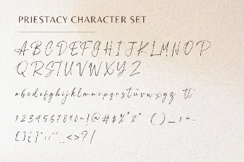 Priestacy font