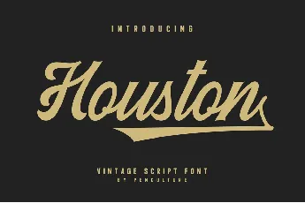 Houston Free font