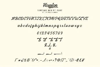 Houston Free font