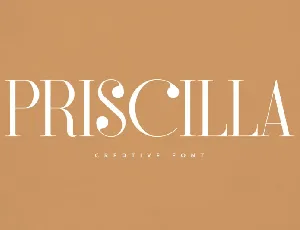 Priscilla font
