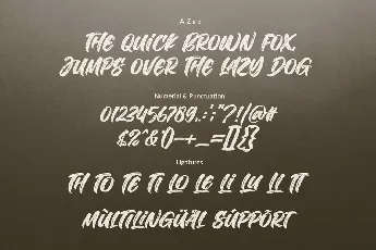 The Deliver font