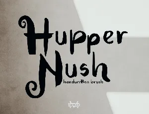 Hupper Nush Demo font