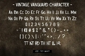 VintageVanguard font