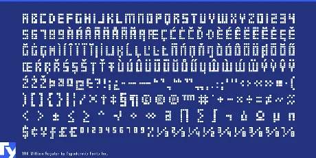 TRS Million font