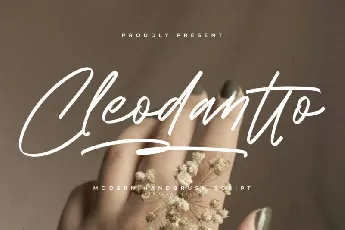 Cleodantto Script font