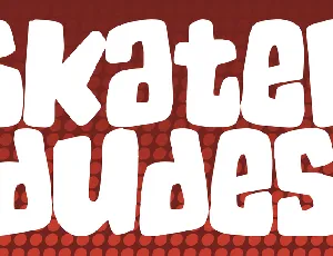 Skater Dudes font