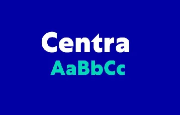 Centra Family font