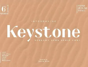 Keystone font