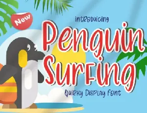 Penguin Surfing font