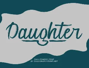 Daughter font