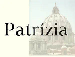 PatrÃ­zia font