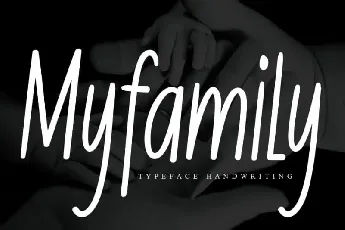 Myfamily Handwritten font