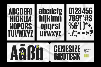 Genesize Grotesk Demo font