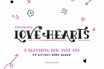 Love Hearts Duo font