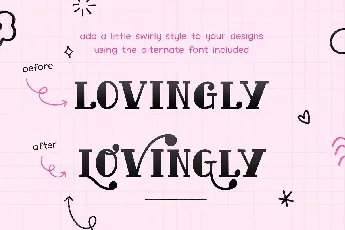 Love Hearts Duo font