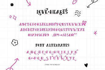 Love Hearts Duo font