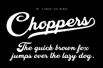 Choppers font