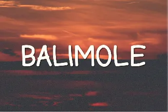 Balimole font