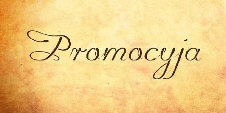 Promocyja font