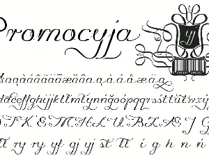 Promocyja font