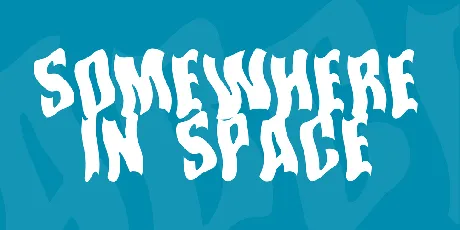 Somewhere In Space font