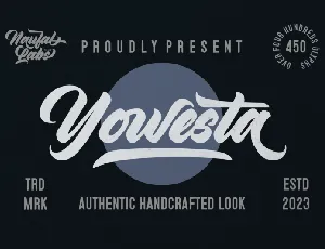 Yowesta Typeface font