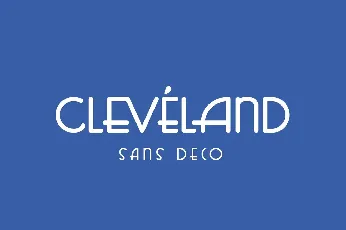 Cleveland Sans Deco font