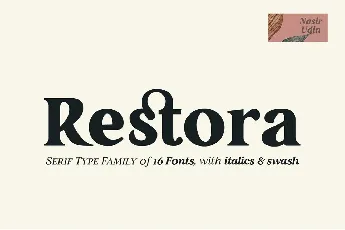 Restora Family font