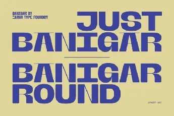 Banigar Typeface font