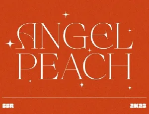 Angel Peach font